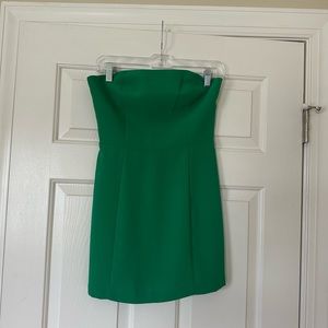 Amanda Uprichard Strapless Green Dress - Small